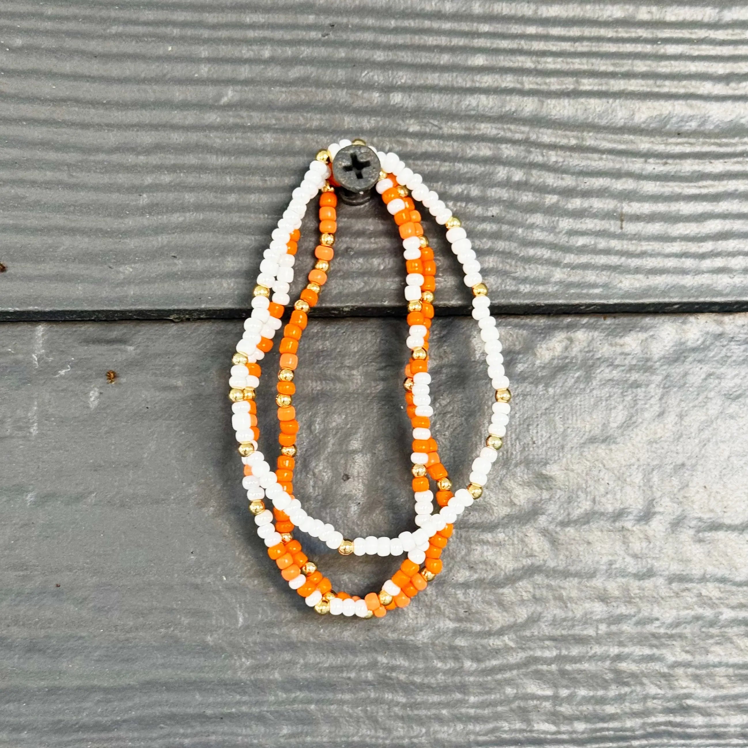 Orange & White Spirit Set | Bliss Bayou