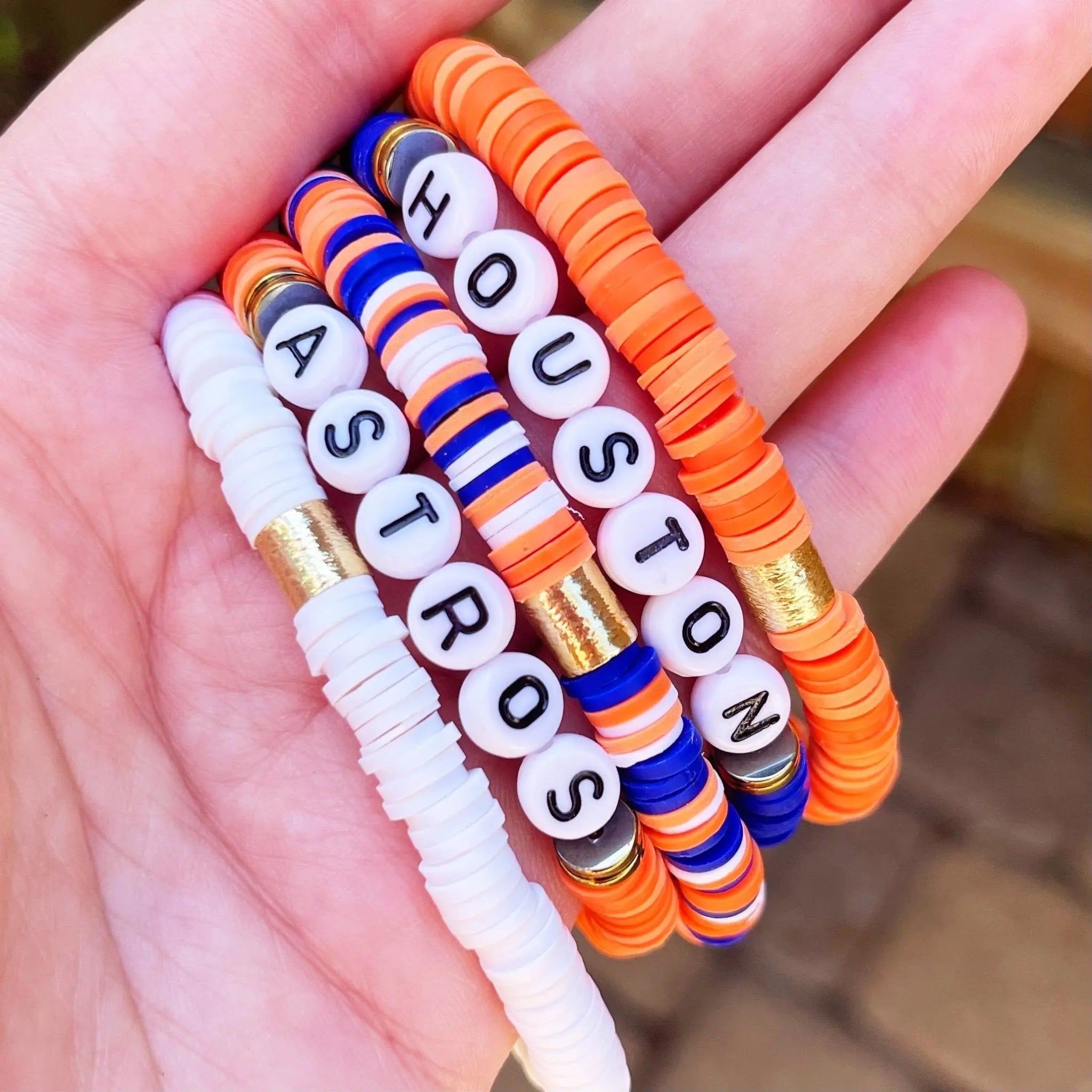 Houston Astros Bracelet Set | Bliss Bayou