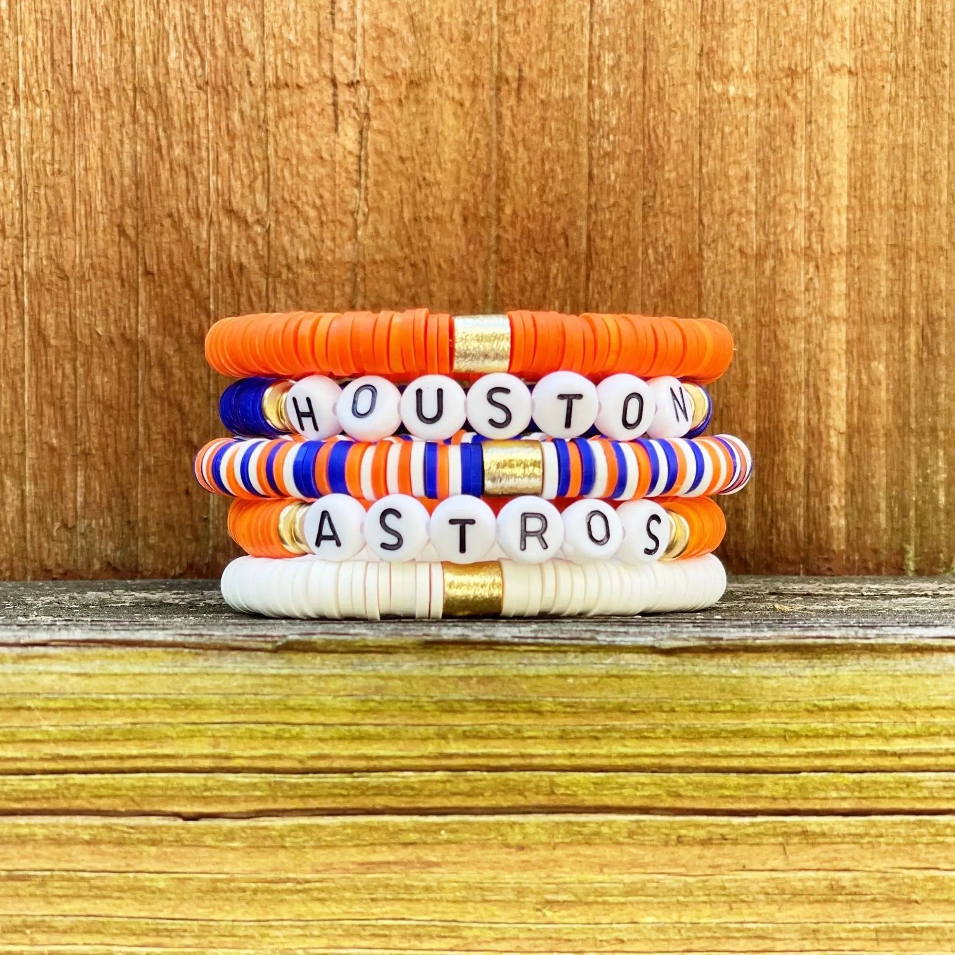 Houston Astros Bracelet Set | Bliss Bayou