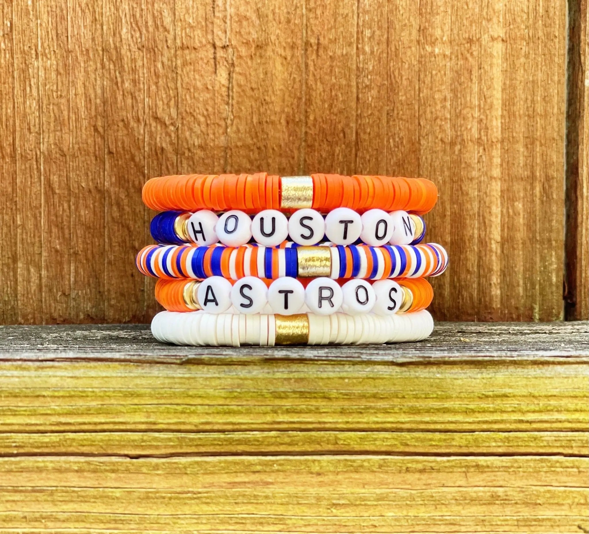 Houston Astros Bracelet Set | Bliss Bayou