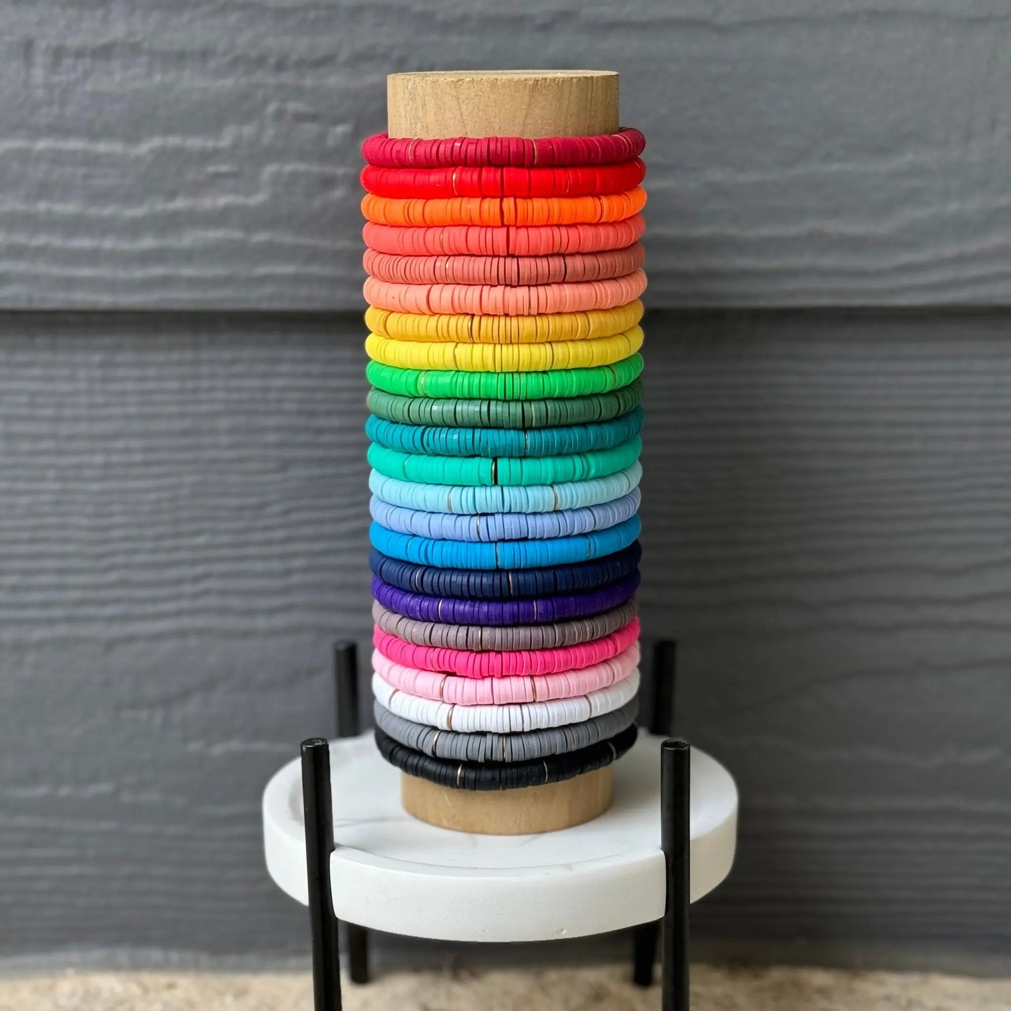 Solid Color Vinyl Bracelet | Bliss Bayou