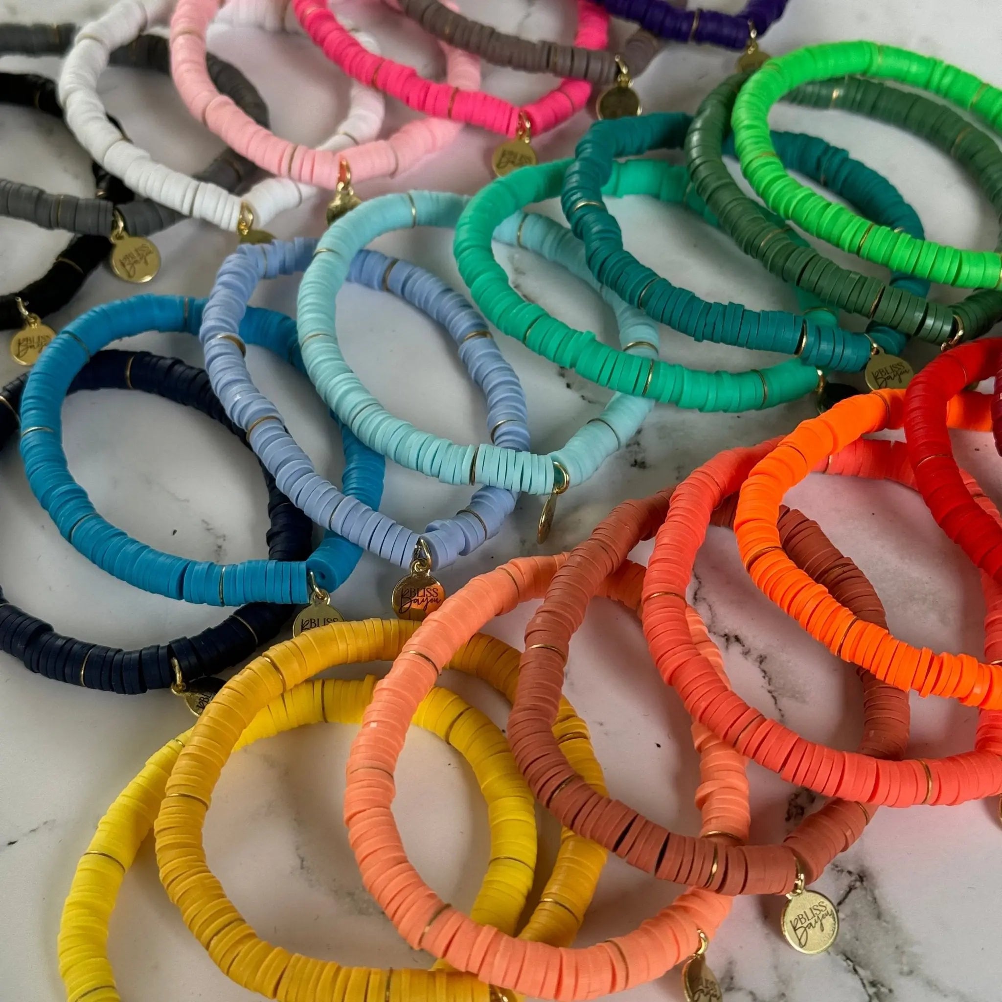 Solid Color Vinyl Bracelet | Bliss Bayou