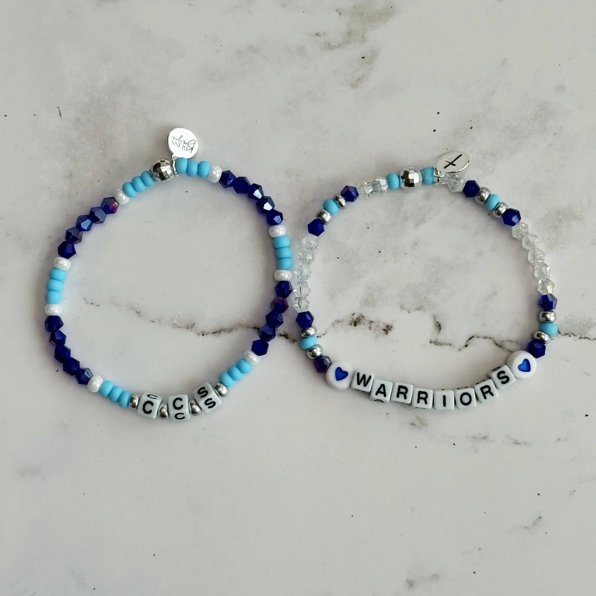 Warriors Crystal Bracelet Set | Bliss Bayou
