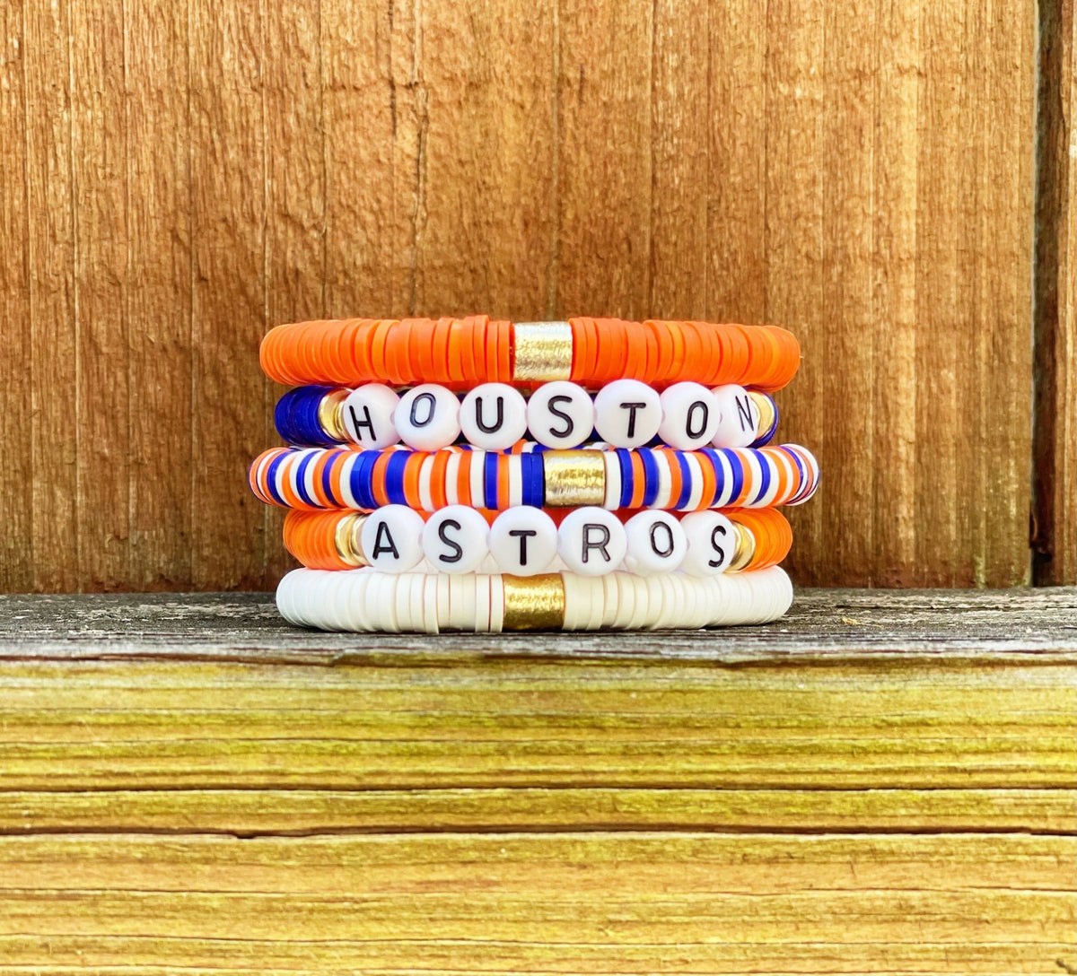 Houston Astros Retro Bracelet - Hand Loomed – MOO-CHILA