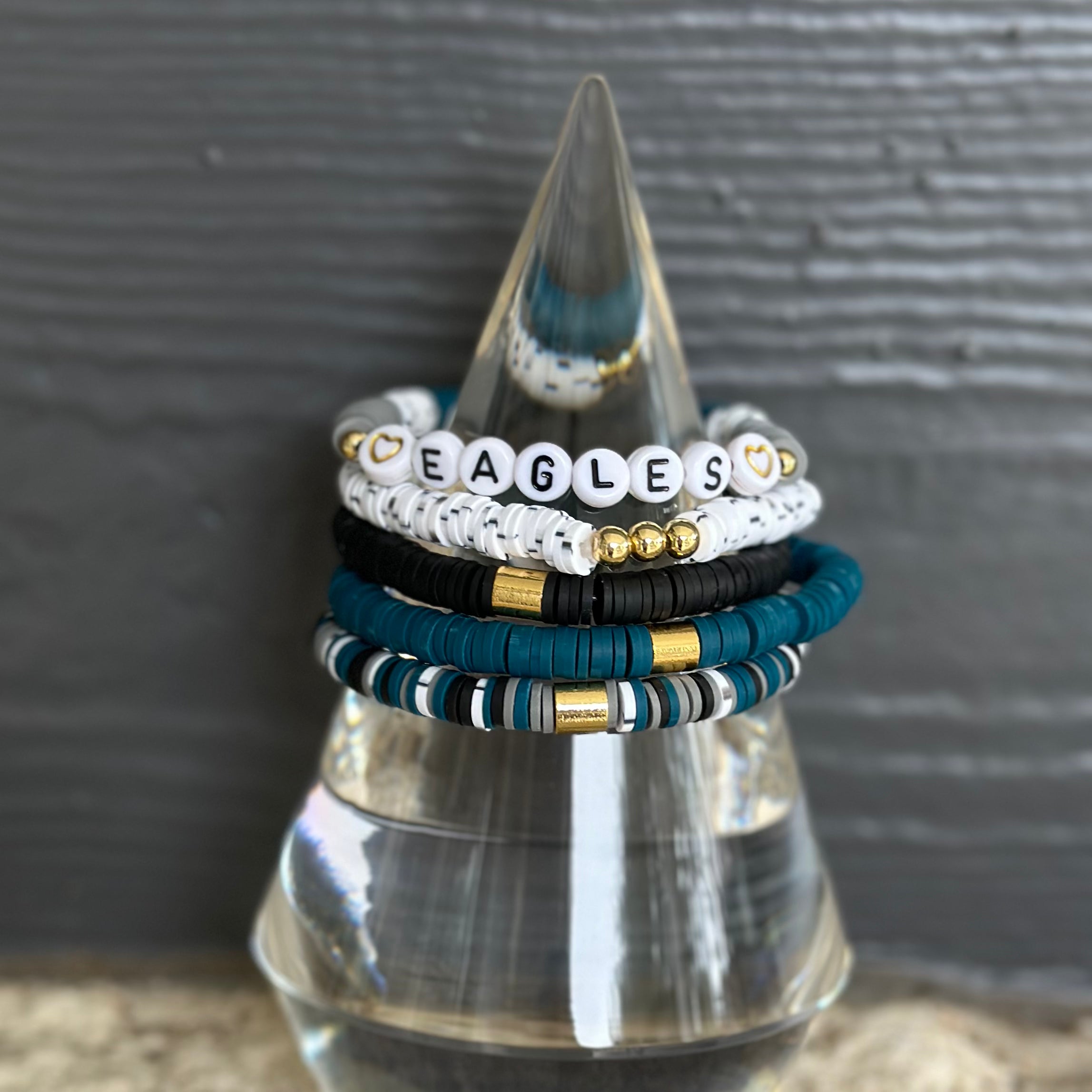 Philadelphia Eagles Bracelet Set | Bliss Bayou