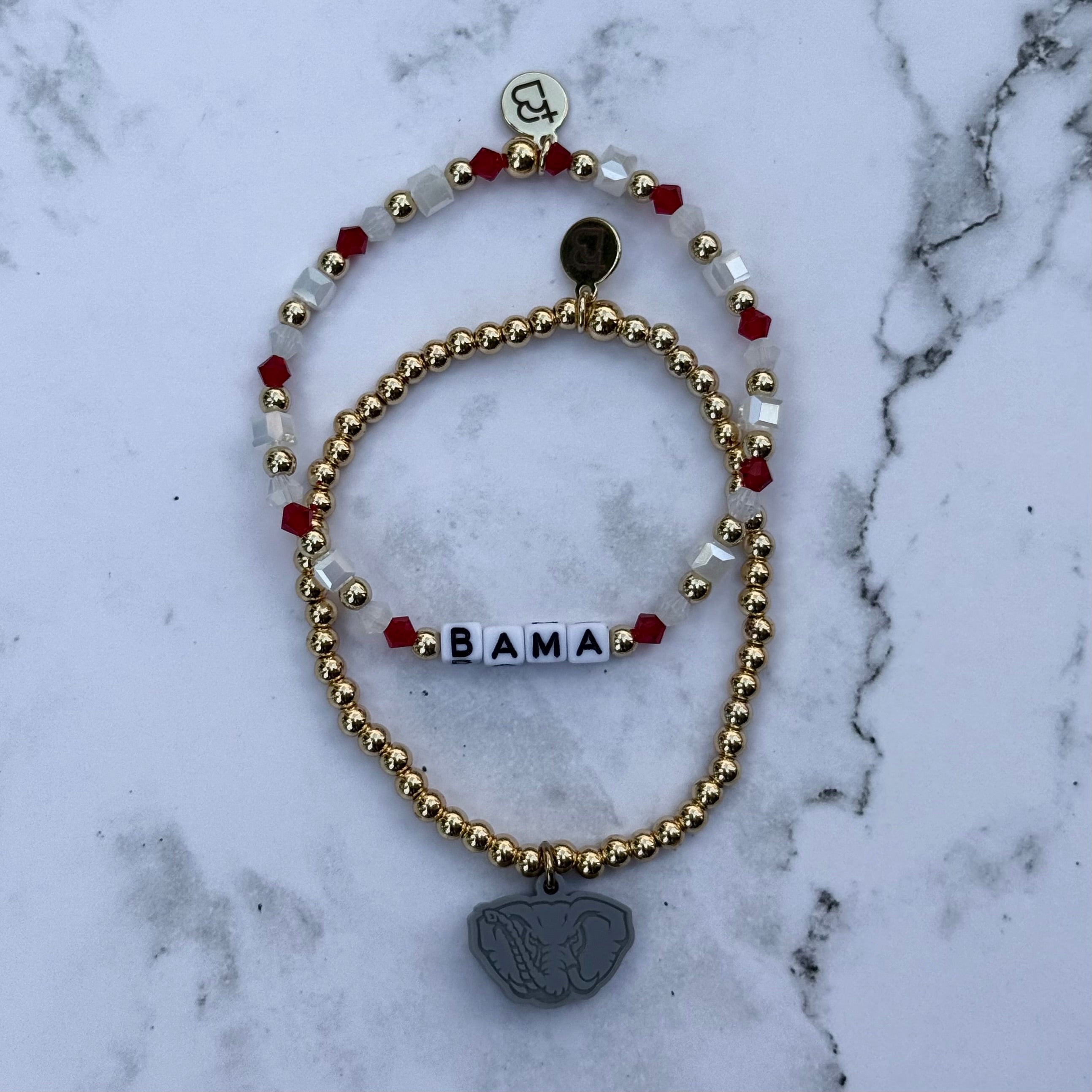 University of Alabama Crystal Bracelet Set  | Bliss Bayou