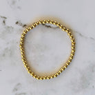 4mm Gold Bead Bracelet | Bliss Bayou