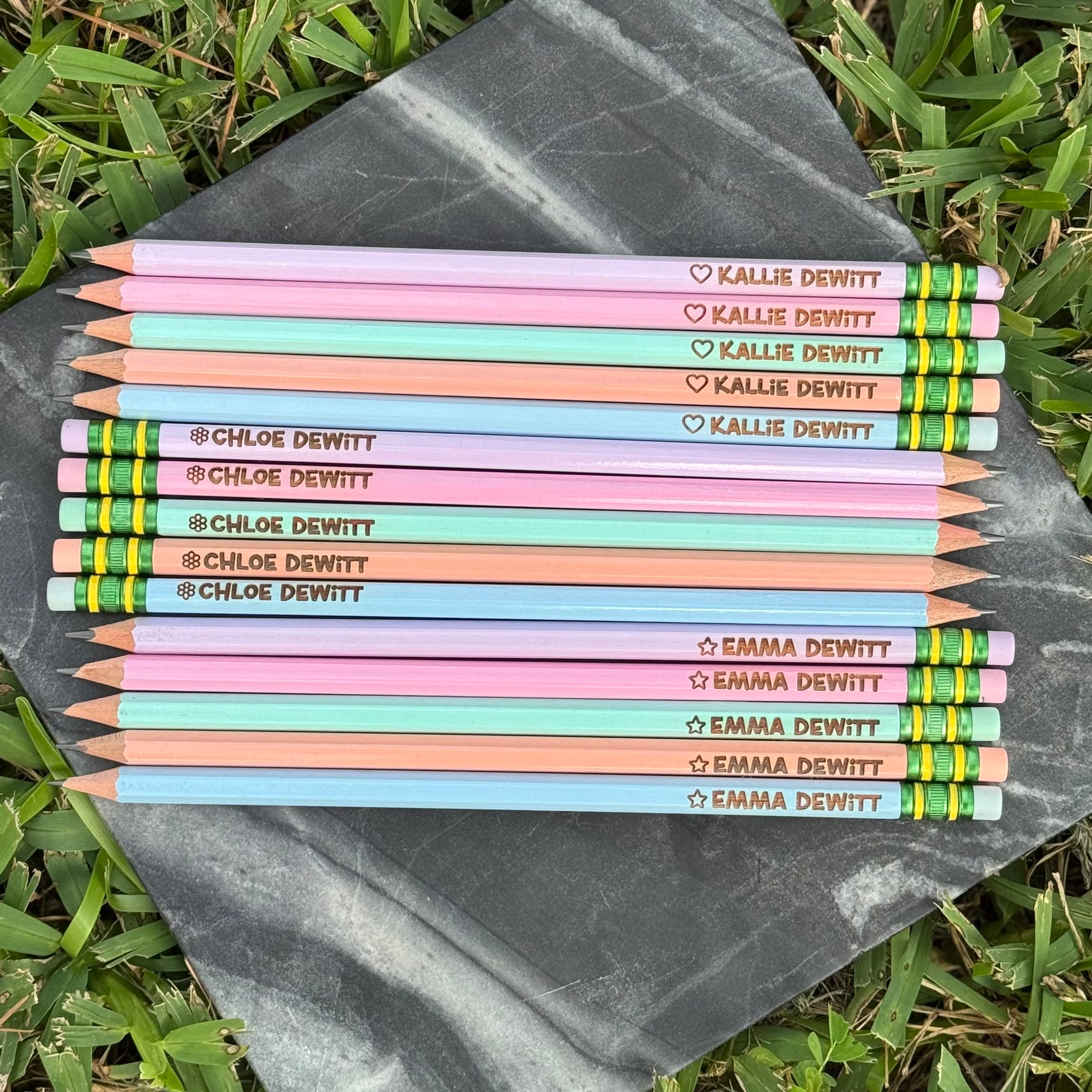 Engraved Pencil Set - Bliss Bayou