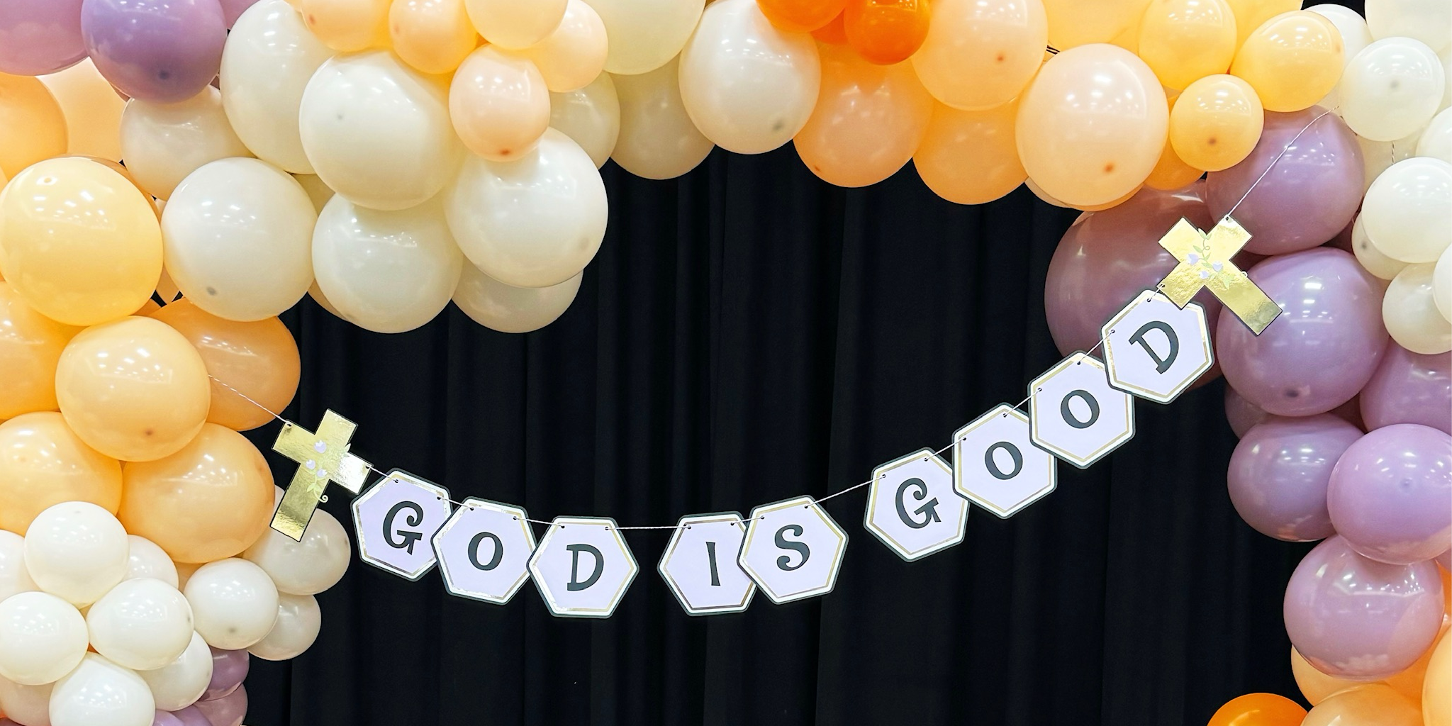 God Is Good Banner - Contact Us 