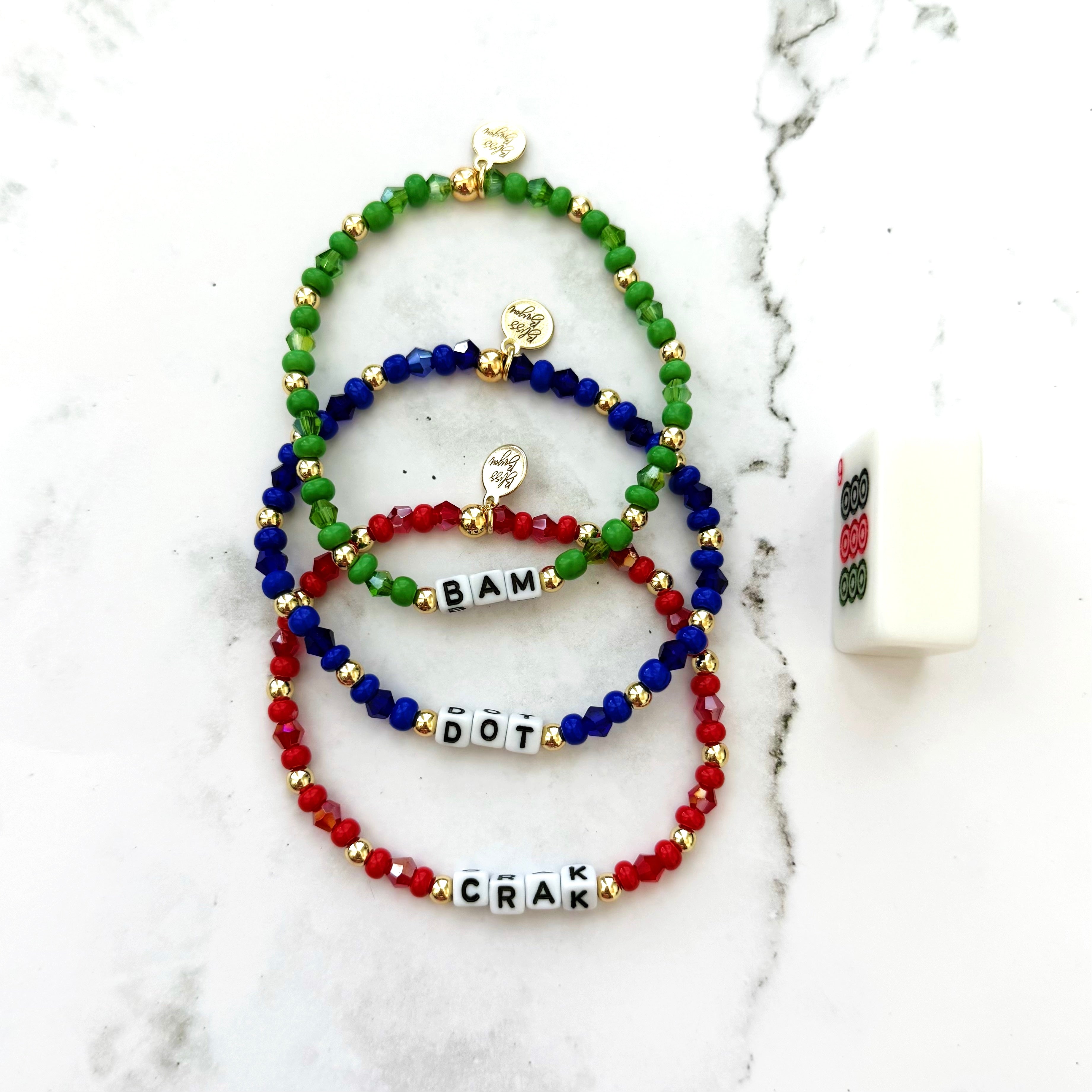 Traditional Mahjong Bracelet Set – Bliss Bayou