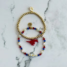 SMU Pony Crystal Bracelet Set  | Bliss Bayou