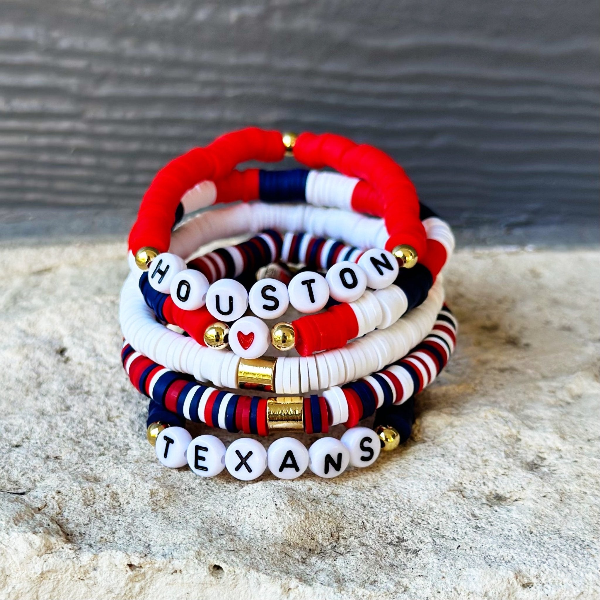 Houston Texans Bracelet Set | Bliss Bayou