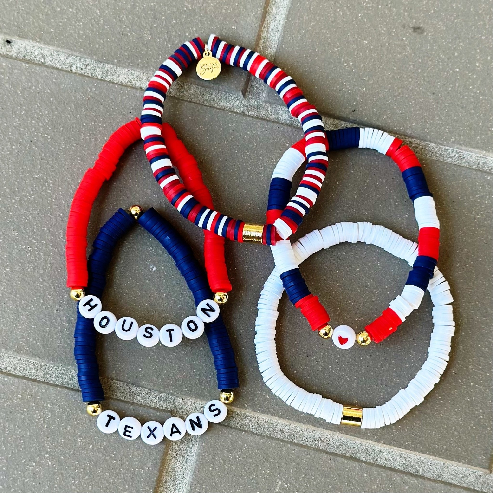 Houston Texans Bracelet Set | Bliss Bayou