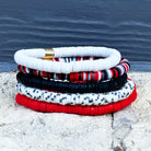 Red & Black Bracelet Set | Bliss Bayou