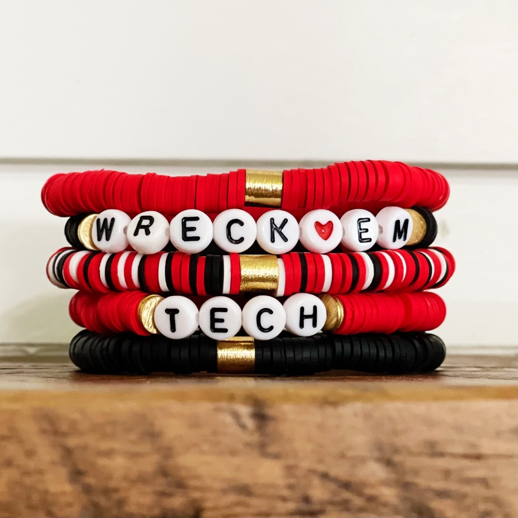 Texas Tech Bracelet Set | Bliss Bayou