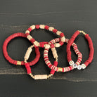 Oklahoma Sooner Bracelet Set | Bliss Bayou